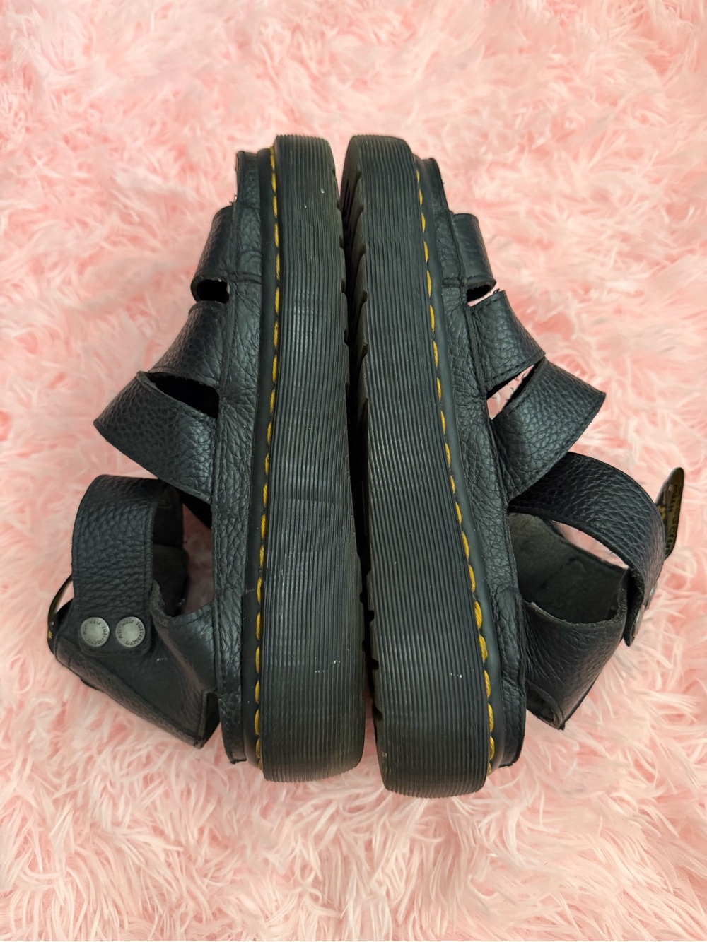 Dr. Martens Black Leather Sandals Women’s US 6 / UK 4 / EU 37 - Picture 3 of 6